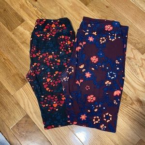 2 Lularoe leggings BUDDLE!! OS